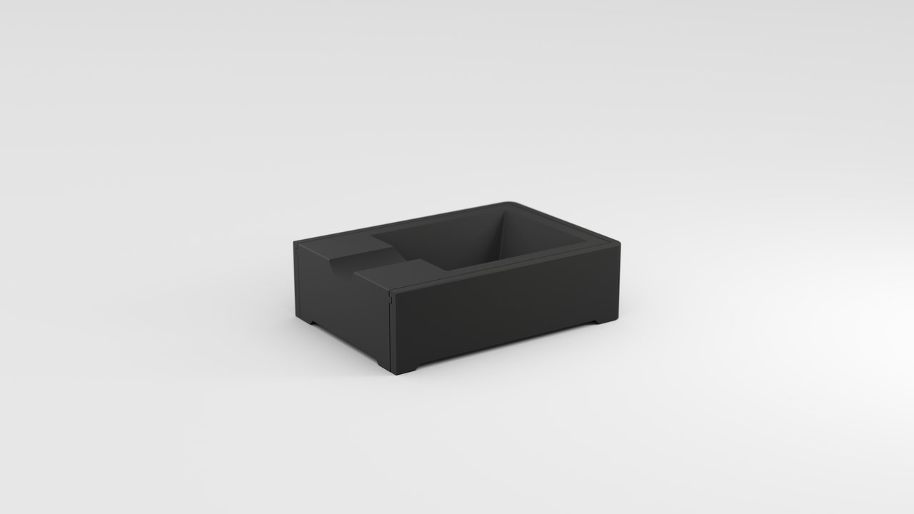 Fortress tray, black finish