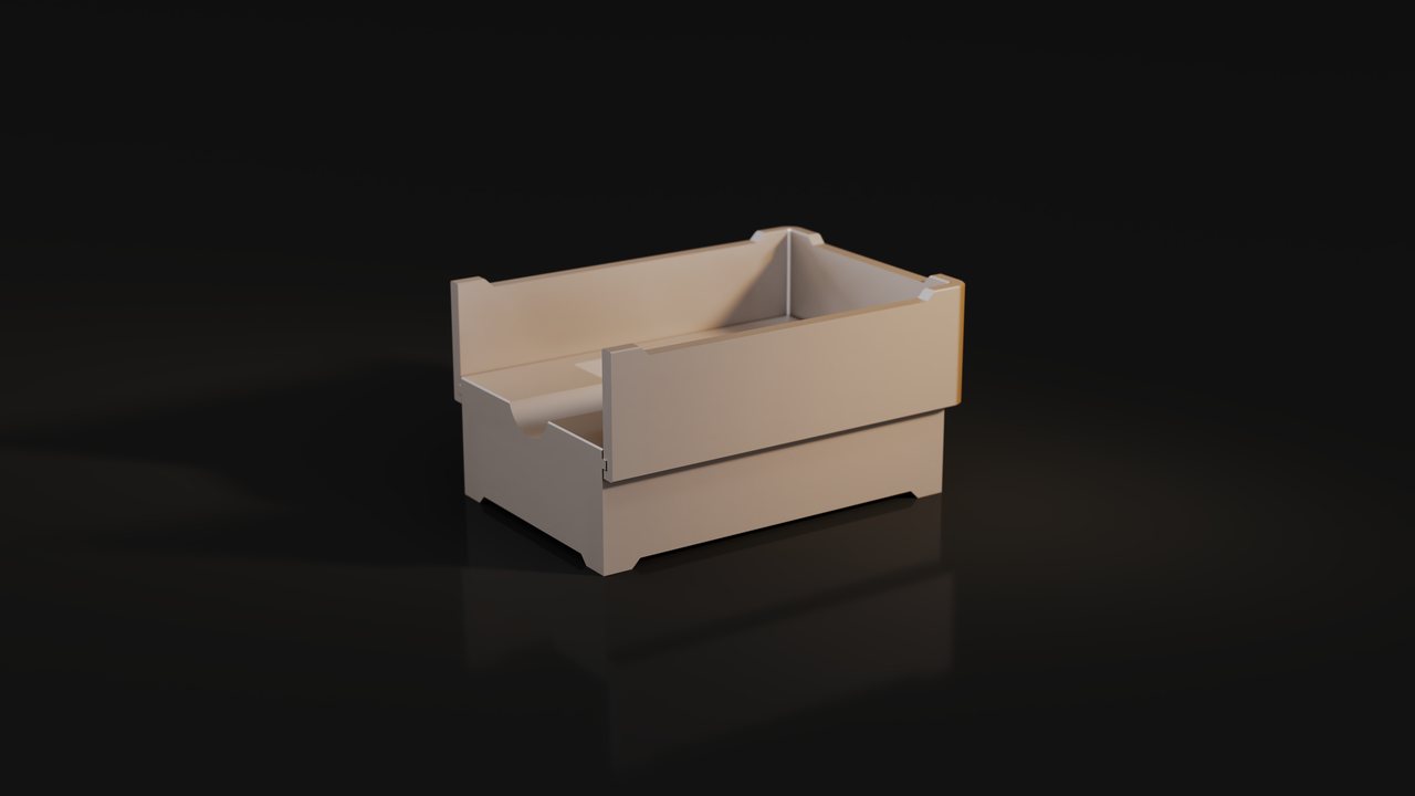 Fortress ashtray with wind guard, ivory finish